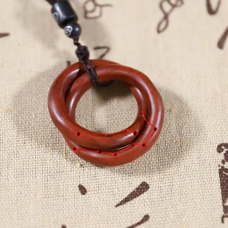 Qiankun Ring Pendant (Yin Yang Balance Pendant) | 棗木乾坤圈掛件