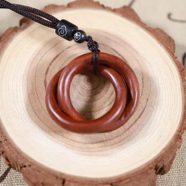 Qiankun Ring Pendant (Yin Yang Balance Pendant) | 棗木乾坤圈掛件