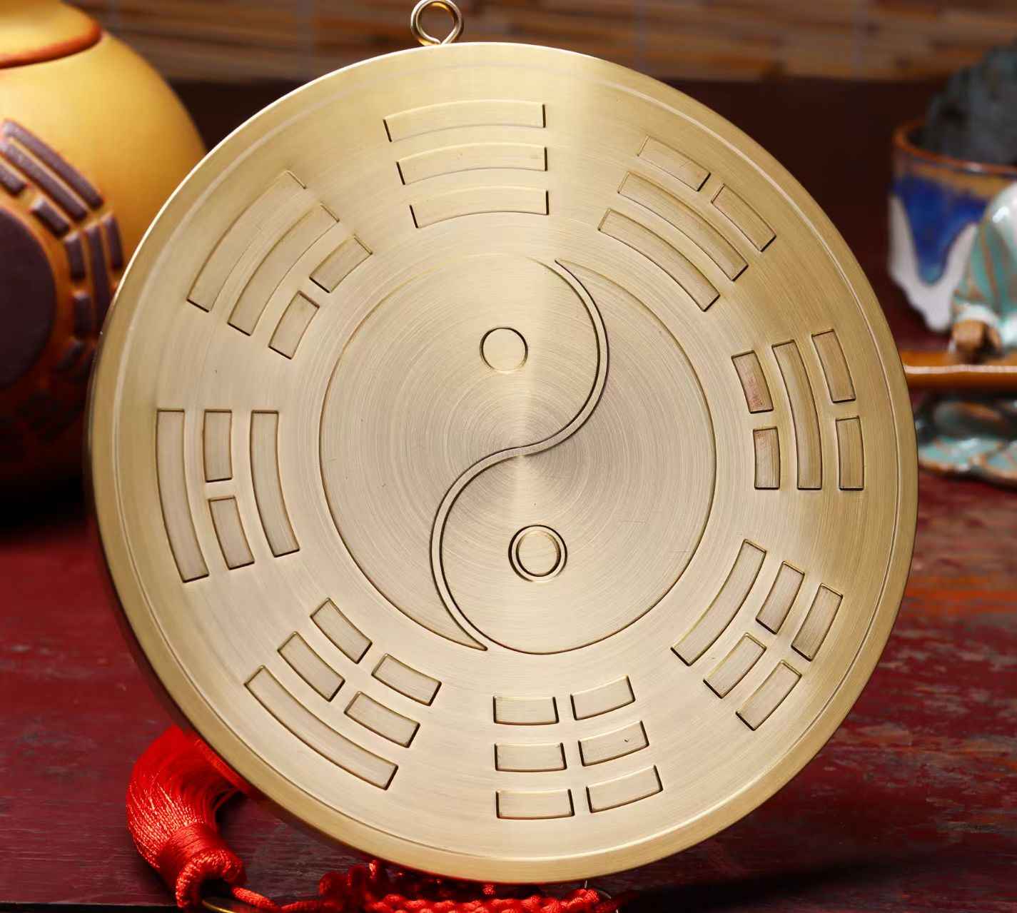 Bronze Luopan Bagua Mirror