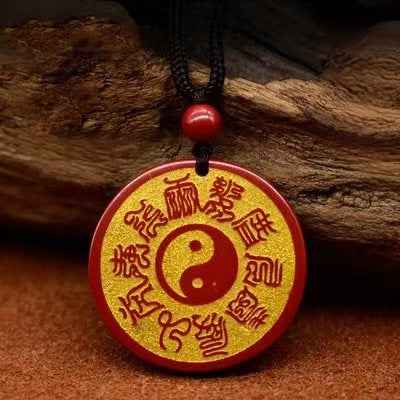 Purple-Gold Cinnabar "Celestial Thunder Scripture" Talisman – Divine Authority & Cosmic Resonance