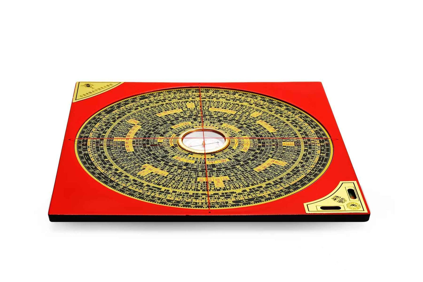 Classical 8-Inch Feng Shui Lo Pan (Bakelite & Copper Master Geomancer's Compass)