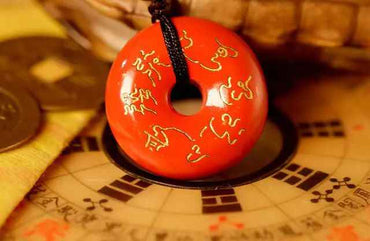Jade Script Spiritual Cinnabar Talisman Pendant – Ancient Wisdom & Mystical Protection