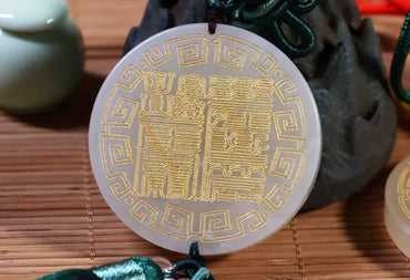 Natural Xiuyan Jade Harmony Pendant – Unity & Spiritual Alignment