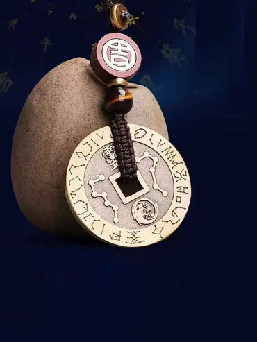 Nine Celestial Words Pure Copper Pendant – Taoist Mysticism & Cosmic Protection