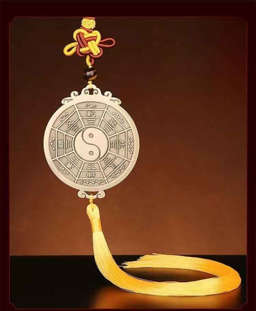 Pure Brass Bagua Mirror – Feng Shui Protection & Cosmic Harmony