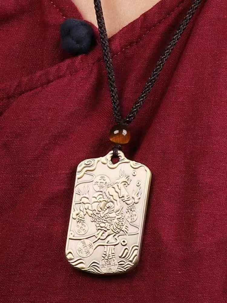 Pure Copper Pi Xiu Talisman Pendant – Wealth Guardian & Spiritual Elegance