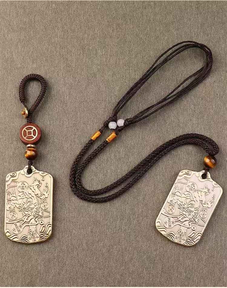 Pure Copper Pi Xiu Talisman Pendant – Wealth Guardian & Spiritual Elegance