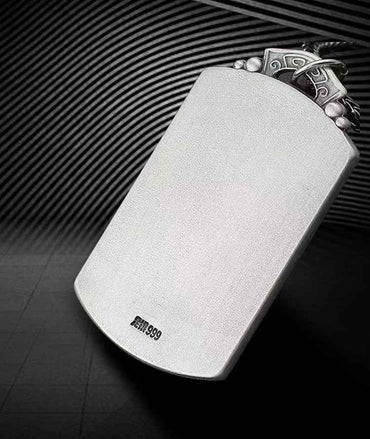 Xuanwu Black Tortoise Pendant – 999 Pure Silver Taoist Talisman (48×26mm)