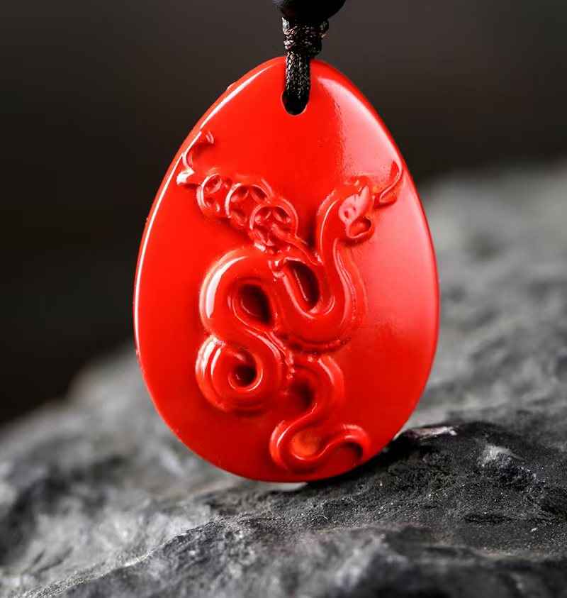 12 Chinese Zodiac Cinnabar Pendants – Personalized Protection & Cultural Elegance