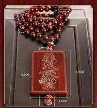 Xiaoye Zitan Prayer Beads & Dharma Plate Set – Spiritual Serenity & Artisanal Mastery