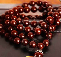 Xiaoye Zitan Prayer Beads & Dharma Plate Set – Spiritual Serenity & Artisanal Mastery