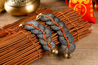 Antique-style Five &amp; Six Emperor Coins Amulet – Feng Shui Wealth Charm Hanging Decor