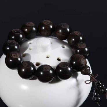 Black Sandalwood Taiji Bracelet – Harmony of Nature &amp; Cosmic Balance