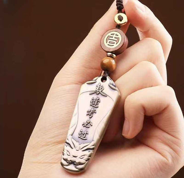 Brass Qilin Scholar Pendant – Exam Success & Intellectual
