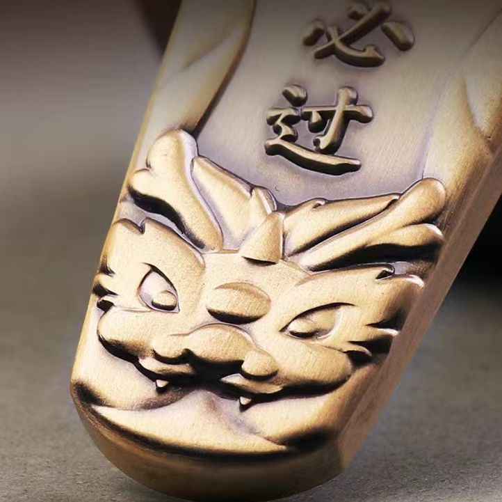 Brass Qilin Scholar Pendant – Exam Success & Intellectual