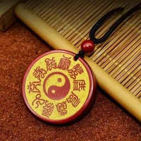Purple-Gold Cinnabar "Celestial Thunder Scripture" Talisman – Divine Authority &amp; Cosmic Resonance