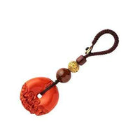 Cinnabar Pi Xiu Peace Knot Pendant – Wealth Guardian & Spiritual Safeguard