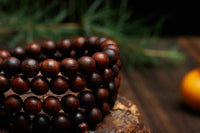 Coconut-Scented Sacred Mala – 108 Prayer Beads with Natural Hemp Blend (8mm)