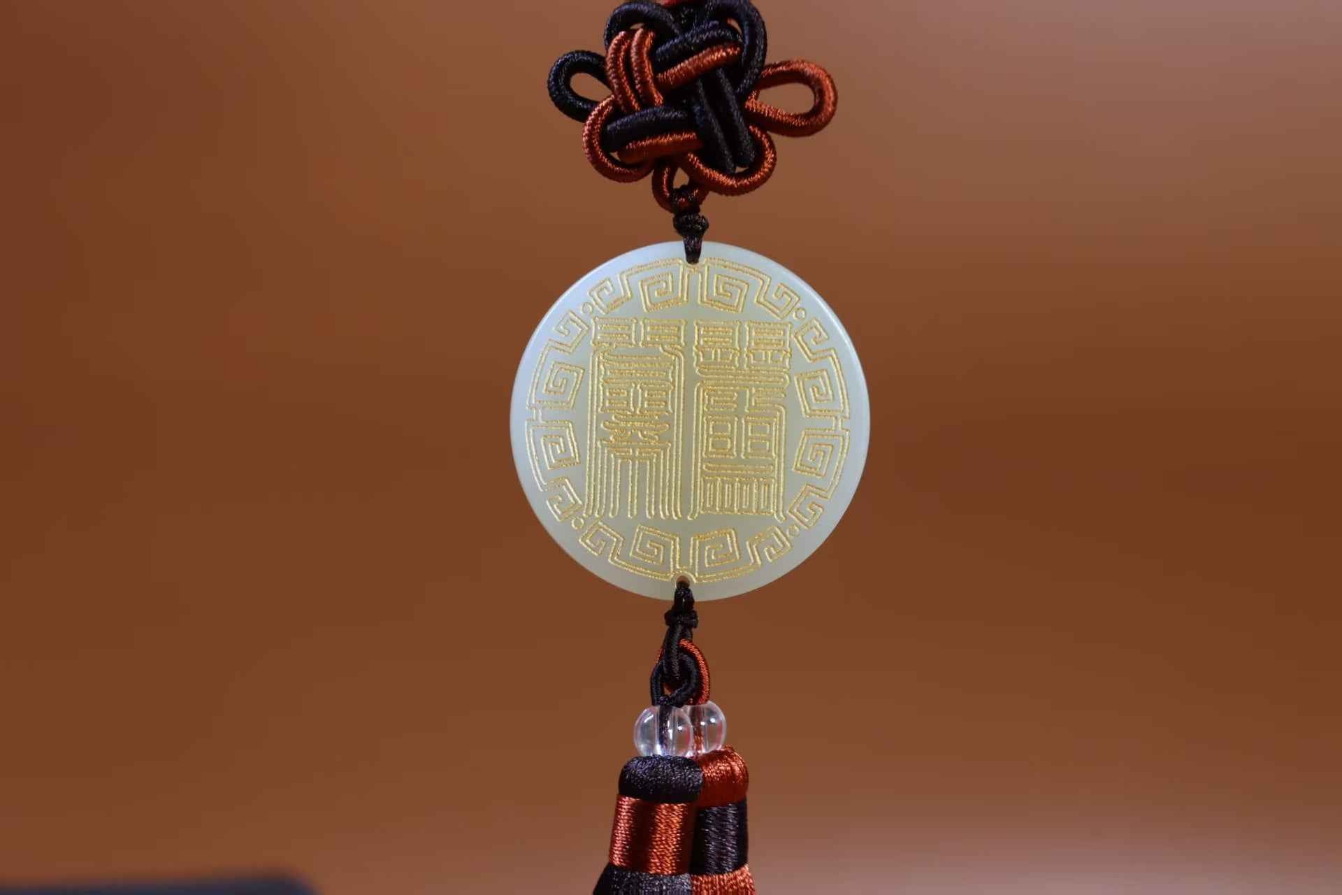 Natural Xiuyan Jade Harmony Pendant – Unity & Spiritual Alignment