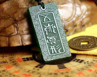 Hetian Nephrite Jade "Five Sacred Peaks" Dharma Plate – Cosmic Harmony &amp; Mountain Mystique