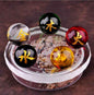 Five-Element Crystal Energy Grid – Harmonizing Feng Shui Crystal Array with Wooden Base