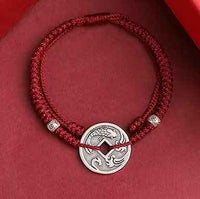 Lucky Koi Scholar Charm | S925 Sterling Silver Ancient Coin Pendant (18.5mm｜2.2g)