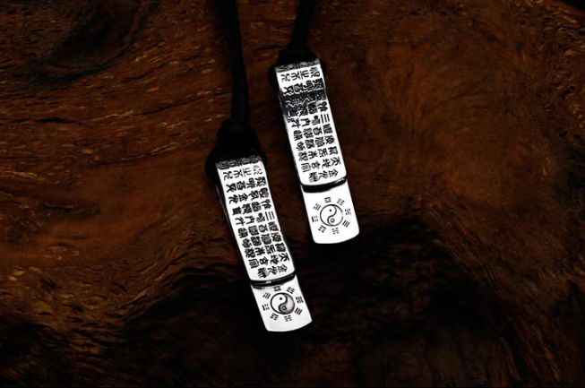 Golden Light Mantra Pendant - S925 Sterling Silver
