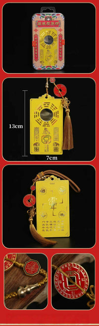 Tibetan-Style Wind & Energy Gathering Hand-Painted Door Plaque – Harmonize Your Space with Cultural Elegance