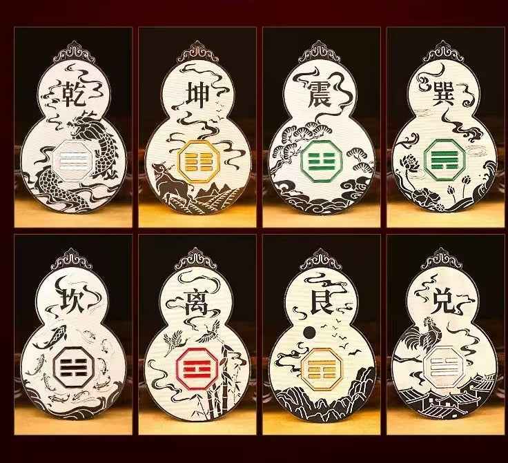 Gourd Corner Harmony Patch - Feng Shui Remedy for Missing House Corners (8cm×5cm)