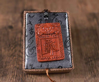 Lightning-Forged Ziwei Talisman Pendant Sacred Jujube Wood | Daoist Mystical Craftsmanship