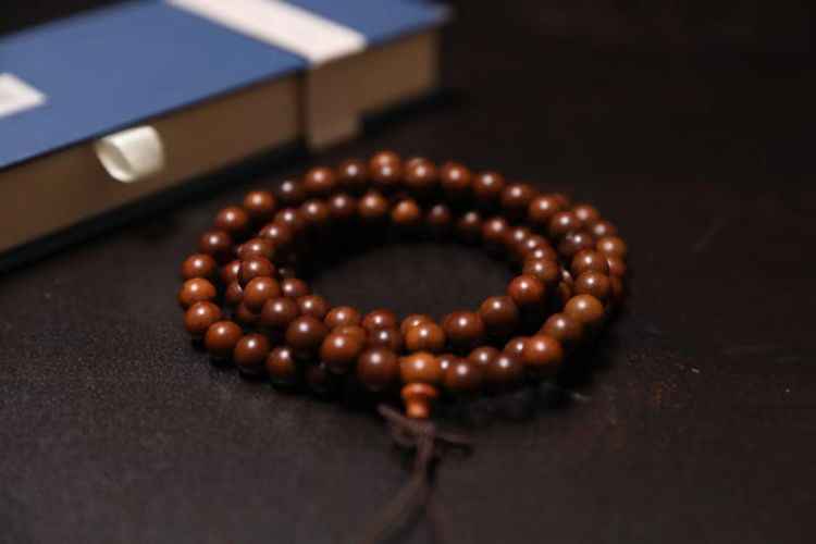 Lightning-Struck Jujube Wood 108 Mala Beads – Sacred Buddhist &amp; Taoist Prayer Rosary