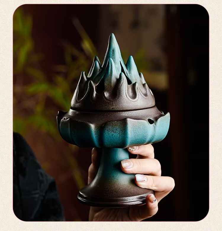 Lotus Boshan Incense Burner | 蓮花博山爐