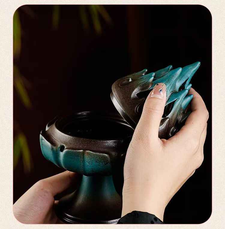 Lotus Boshan Incense Burner | 蓮花博山爐