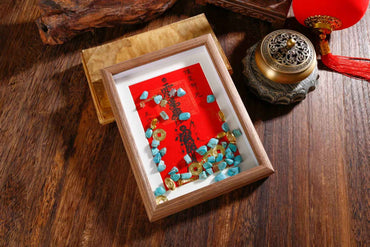 Marshal Yin Tai Sui Solid Wood Photo Frame – Guardian of Harmony &amp; Cultural Elegance