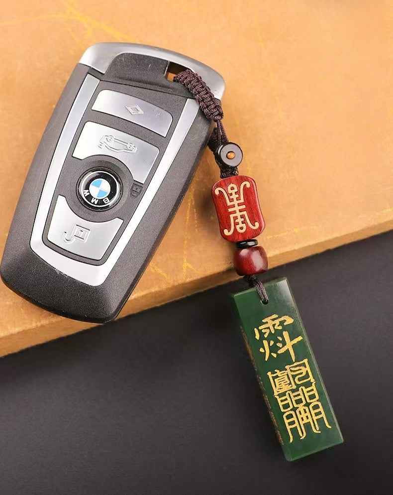 Marshal Zhao Gongming Celestial Jade Talisman Pendant