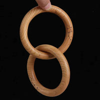 Peach Wood Qiankun Ring (Yin-Yang Ring)