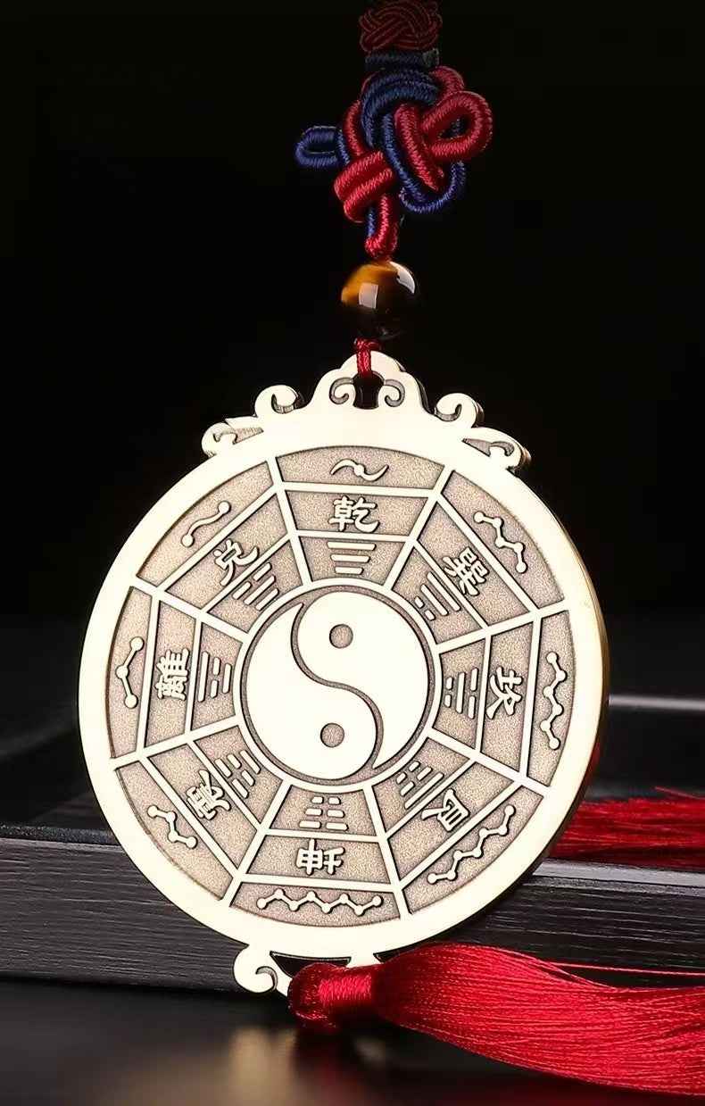 Pure Brass Bagua Mirror – Feng Shui Protection & Cosmic Harmony
