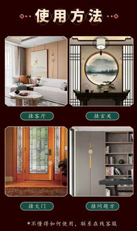 Pure Brass Bagua Mirror | 純銅五嶽真形紫薇銅鏡