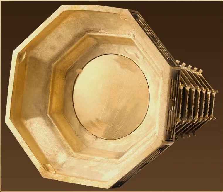 Pure Brass Bagua Wen Chang Tower – Feng Shui Academic & Career Success Sculpture in Multiple Sizes