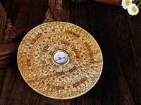 Sacred Peach Wood Geomantic Compass (Taoist Feng Shui Divination Tool – 15cm Edition）