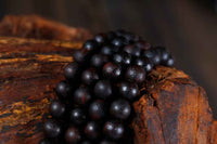 Sinking-Grade Jiangzhen Xiang 108-Bead Mala Bracelet – Sacred Agarwood Meditation Tool (8mm×108 Beads)