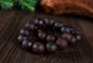 Sinking-Grade Jiangzhen Xiang 12-Bead Mala – Black Agarwood Meditation Bracelet (20mm×12 Beads)
