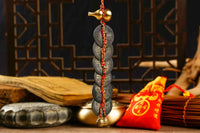 Antique-style Five &amp; Six Emperor Coins Amulet – Feng Shui Wealth Charm Hanging Decor