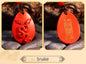 12 Chinese Zodiac Cinnabar Pendants – Personalized Protection & Cultural Elegance