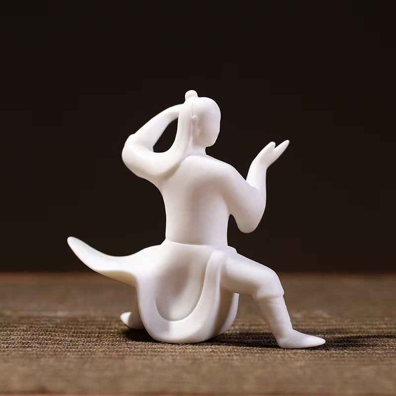Taiji Figurine Ceramic Sculptures – Harmony in Motion