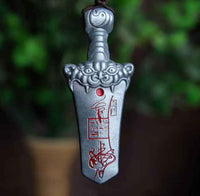 Tiger Head Tian Gang Sword Pendant – Celestial Authority &amp; Protective Vigor