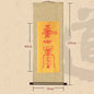 Framed Talisman Scroll – "Vermilion Health Talisman"