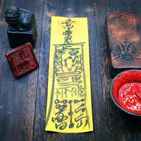 Wenchang Scholarly Blessing Altar Set - Hand-Painted Academic Success Talisman for Student Homes
