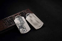 Xuanwu Black Tortoise Pendant – 999 Pure Silver Taoist Talisman (48×26mm)